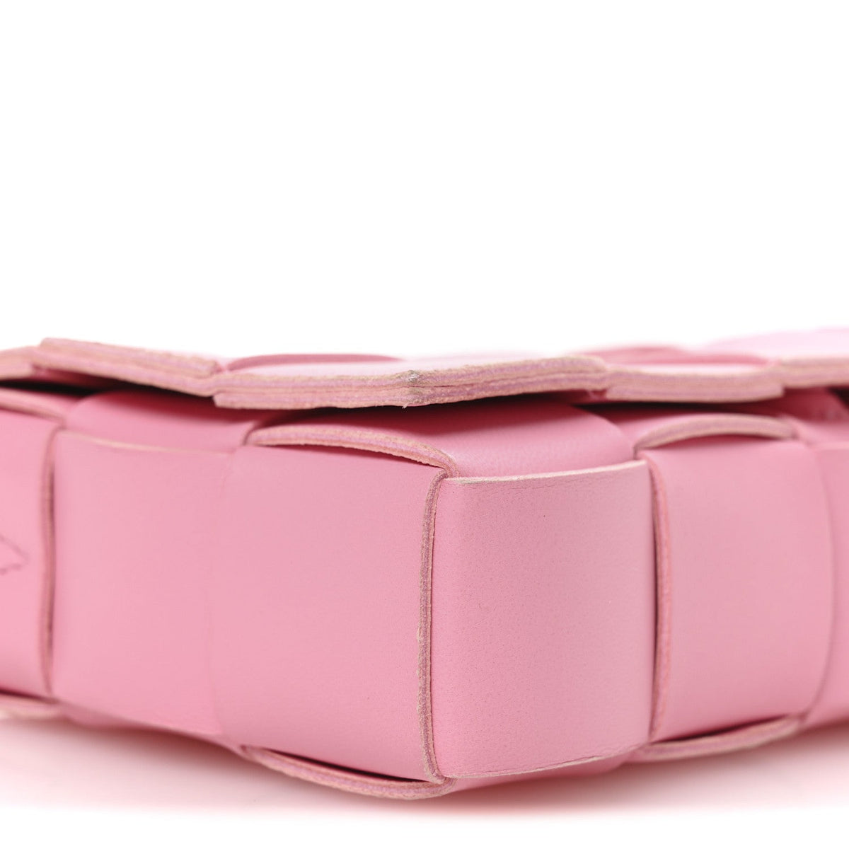 Lambskin Maxi Intrecciato Small Cassette Crossbody Bag Ribbon