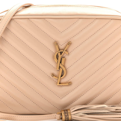 Calfskin Matelasse Monogram Lou Camera Bag Dark Beige