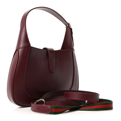 Ancora Calfskin Medium Jackie Shoulder Bag Rosso