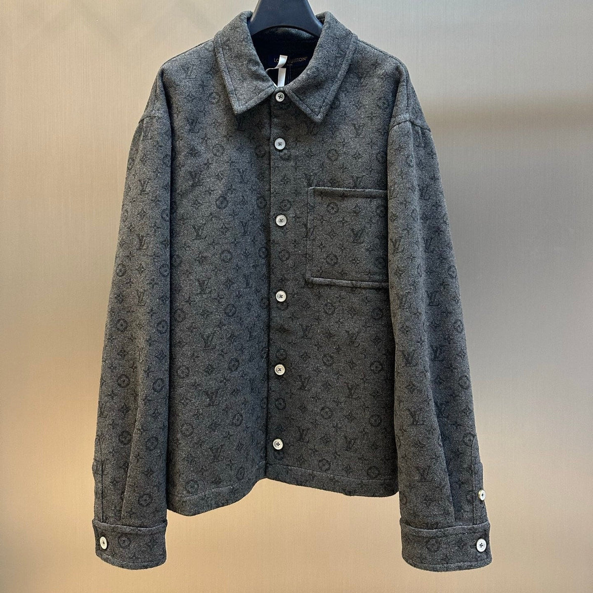 LV Double-Faced Shirt Style Single-Breasted Jacket 493423