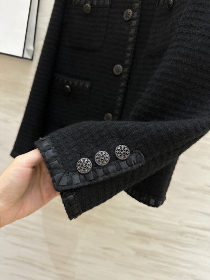 CC 26s Vintage Jacket Black Wool Tweed