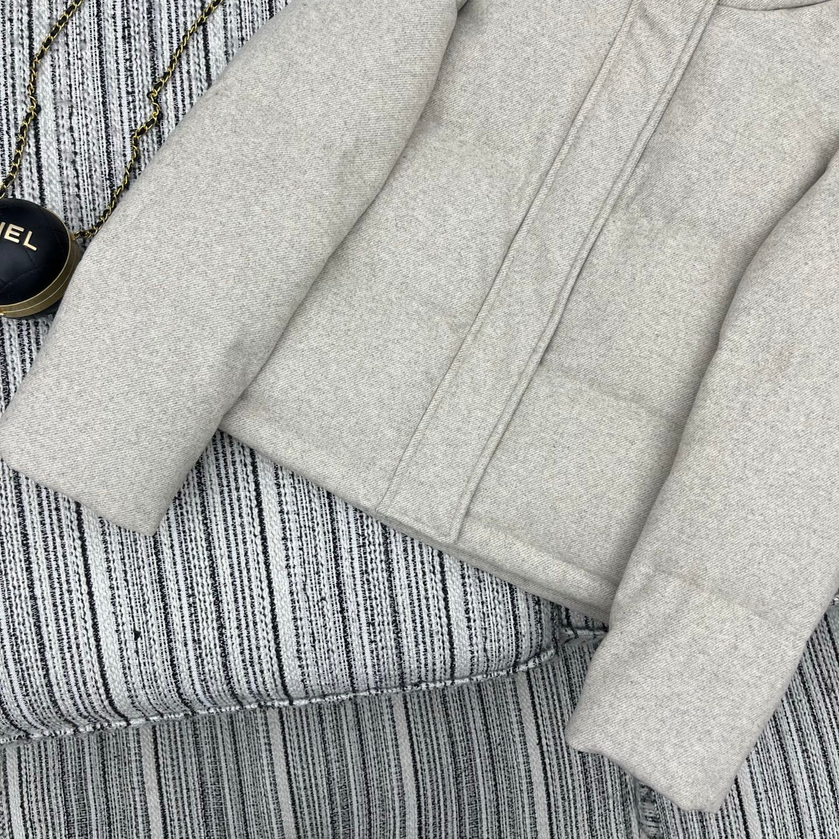 LP 25 Jacket Ivory Wool Fabric Down 308192