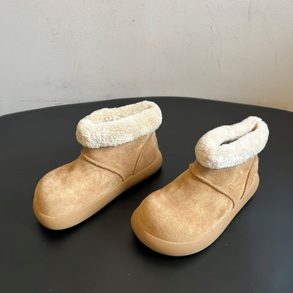 UGG Mini Potato Boots Light Brown Suede Shearing