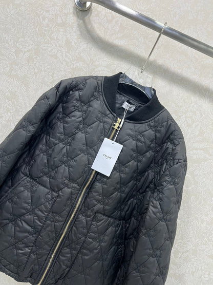 Celine 25 Jacket Black Polyester 302872