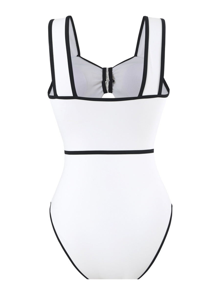 Jade Polka Dot Swimsuit Set