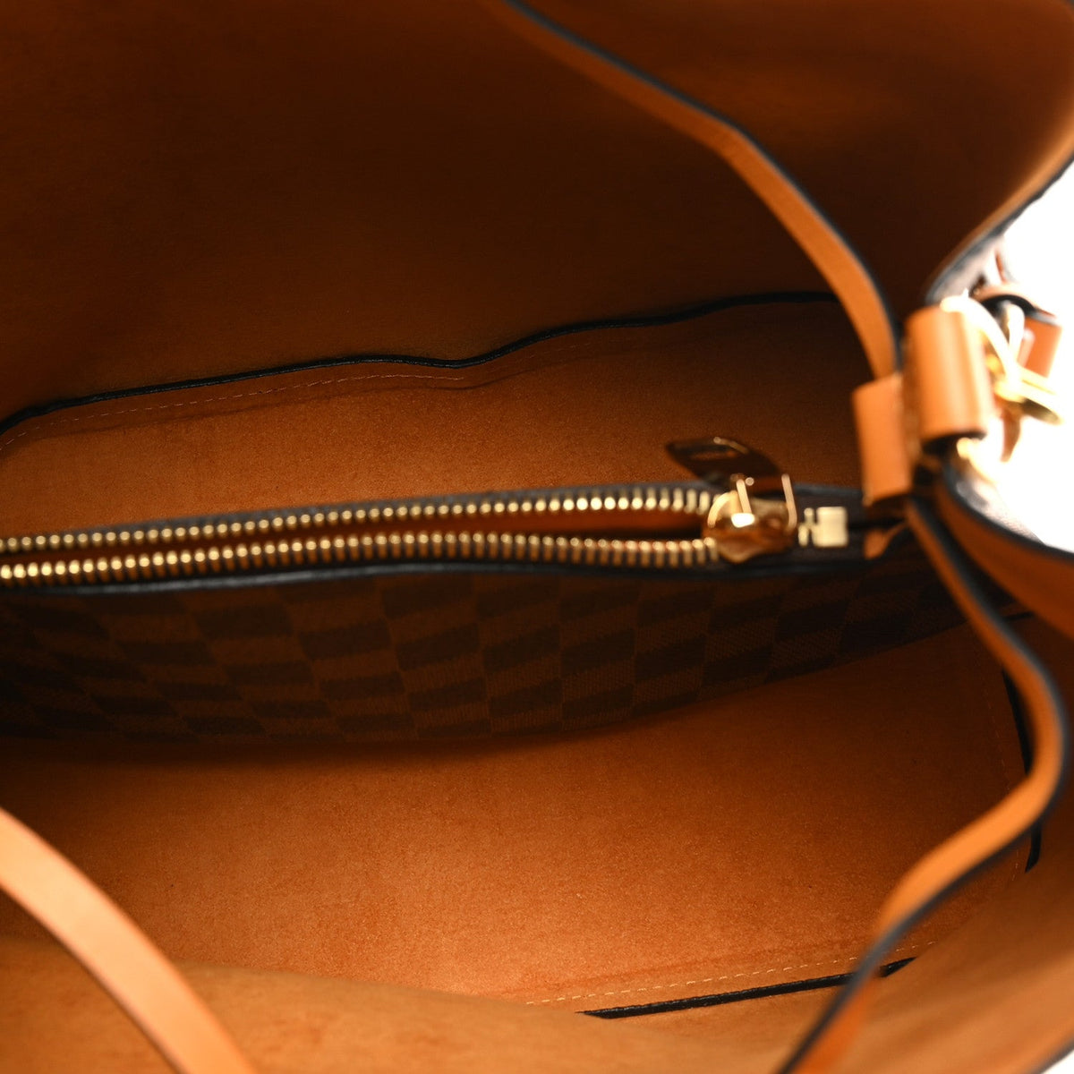 Damier Ebene Neonoe MM Safran
