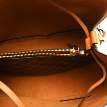 Damier Ebene Neonoe MM Safran