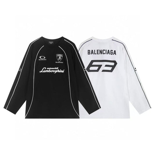 Balenciaga Automobili Lamborghini Soccer T-shirt Cotton