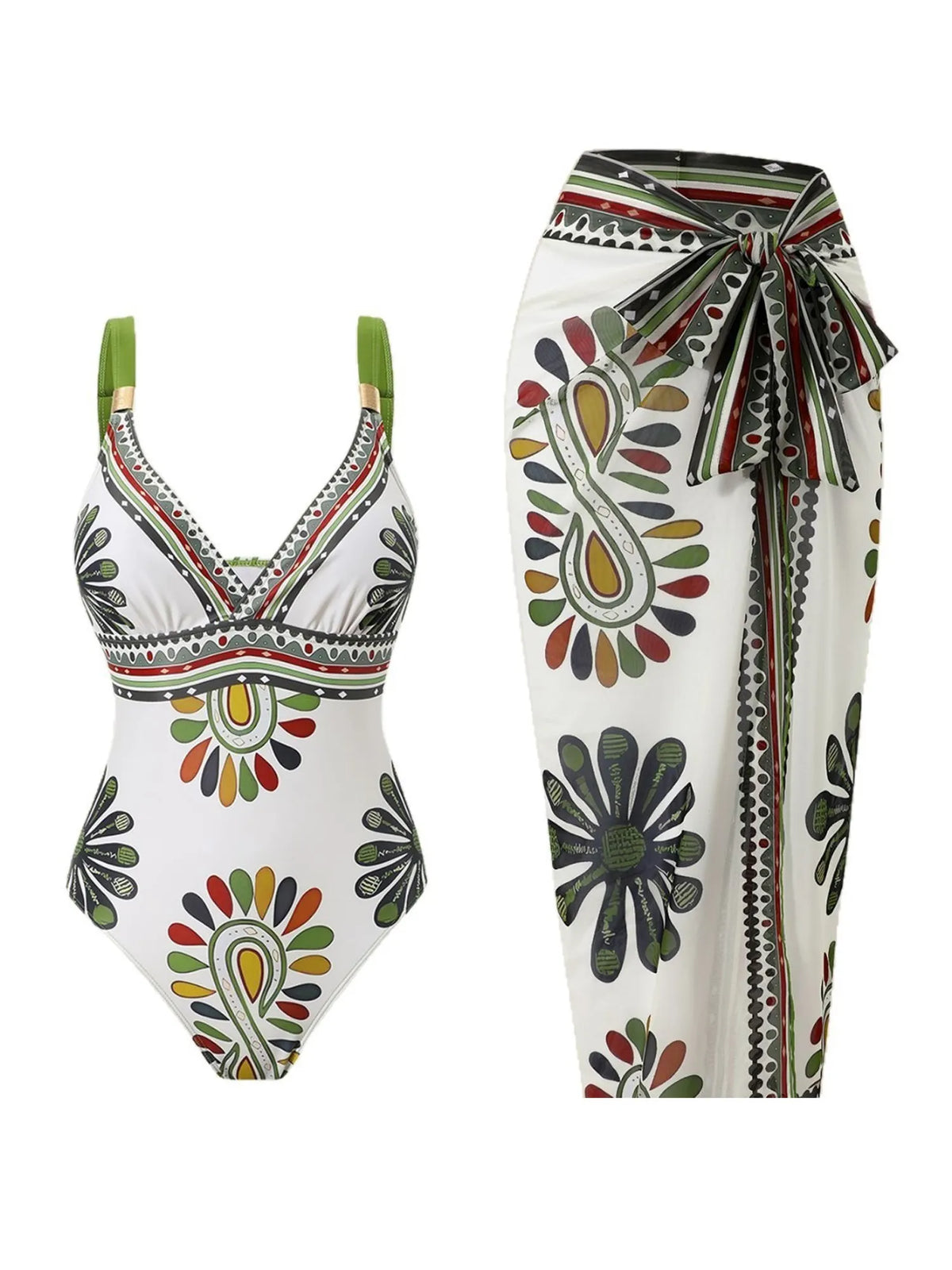 Zoey Printed Swimsuit Set