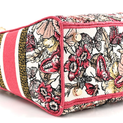 Canvas Embroidered Butterfly Print Medium Lady D-Lite Multicolor