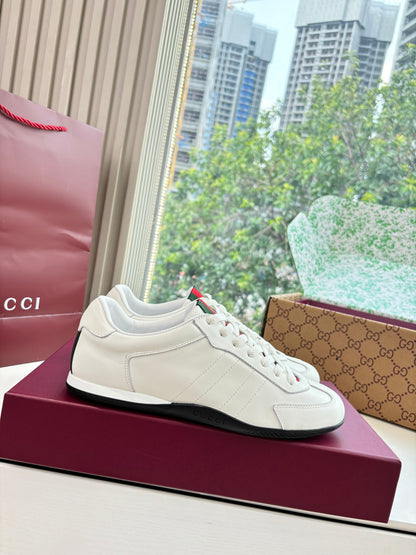 Gucci Shift Damen sneaker Varianten Schwarzes White Leather 506840