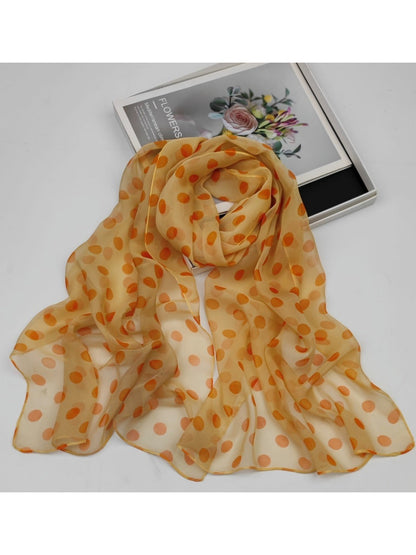 Scarvii - Polka Dot Scarf -  Classic &amp; Versatile