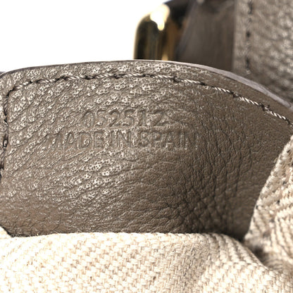 Soft Grained Small Puzzle Edge Bag Taupe