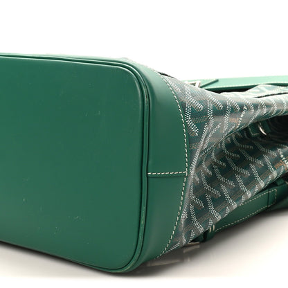 Goyardine Calfskin Alpin MM Backpack Green
