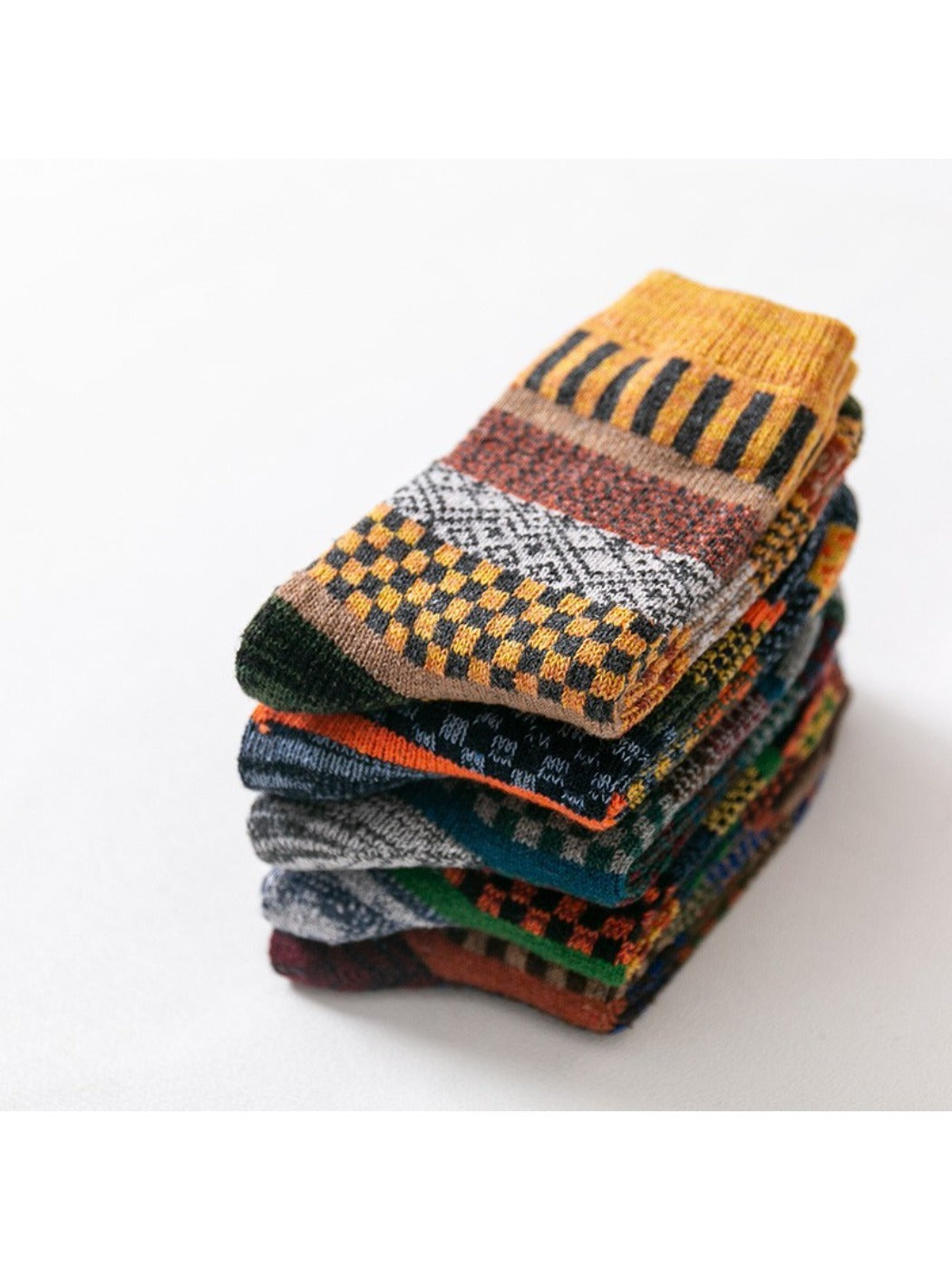 Rufia - Thick Mid-calf Socks for Winter