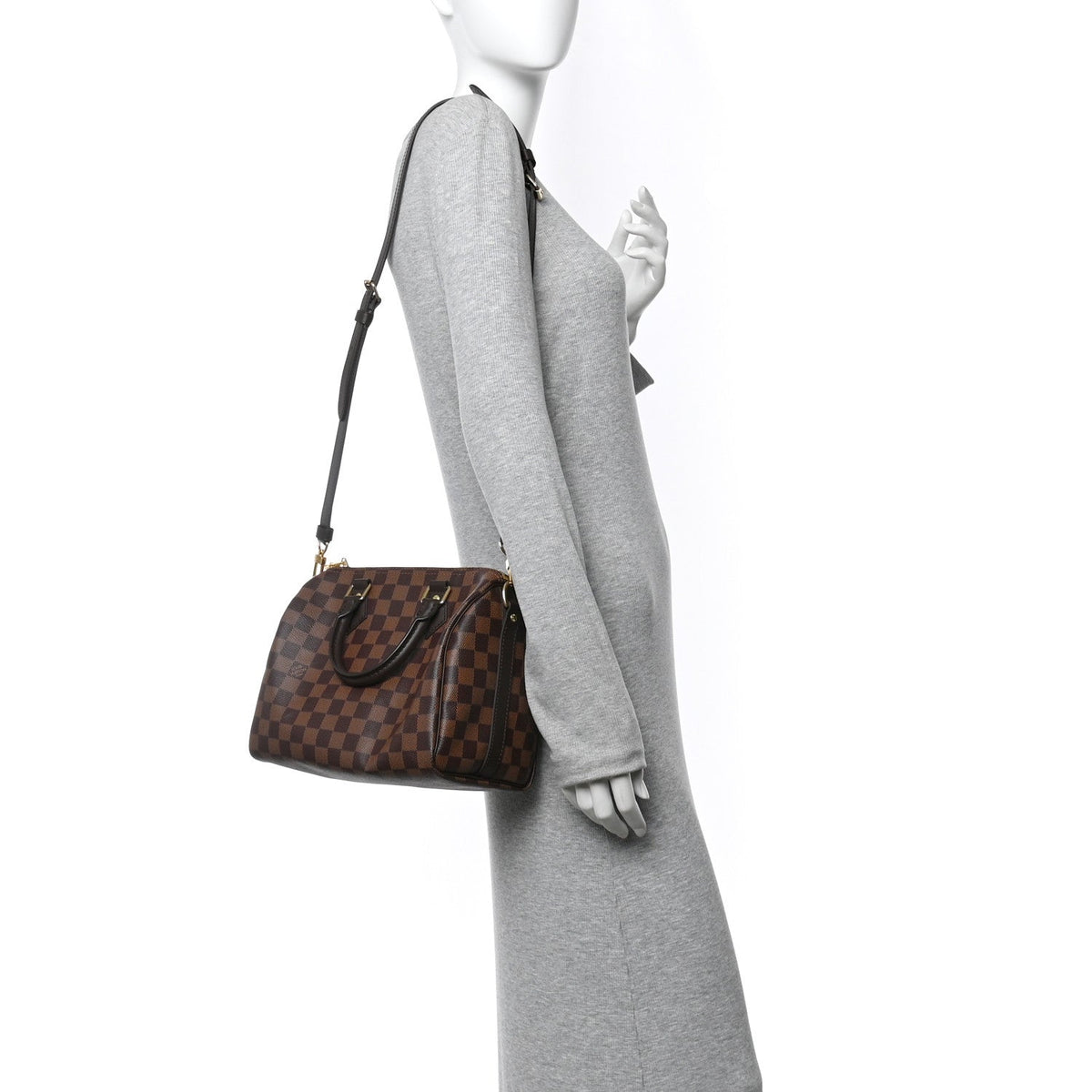Damier Ebene Speedy Bandouliere 25