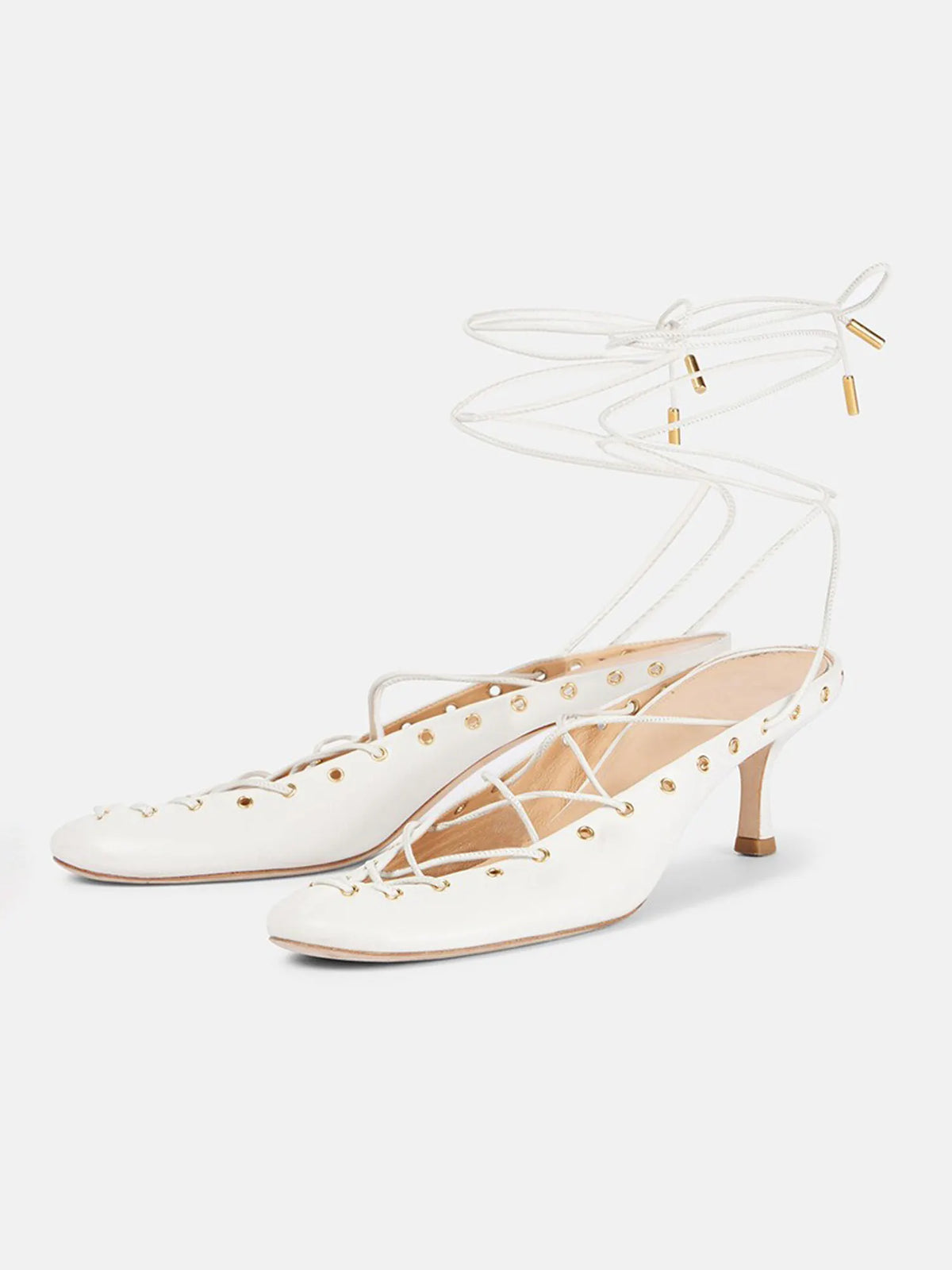 Aniya Strappy Cut-out Ballet Sandals