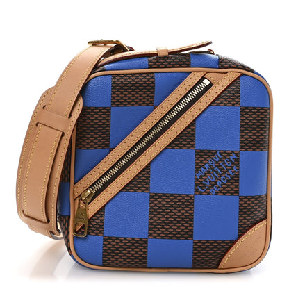 Damier Pop Chess Messenger Blue