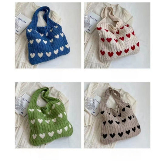 Crochet Tote Bag Small Fresh Simple Fashion Knitted Bag