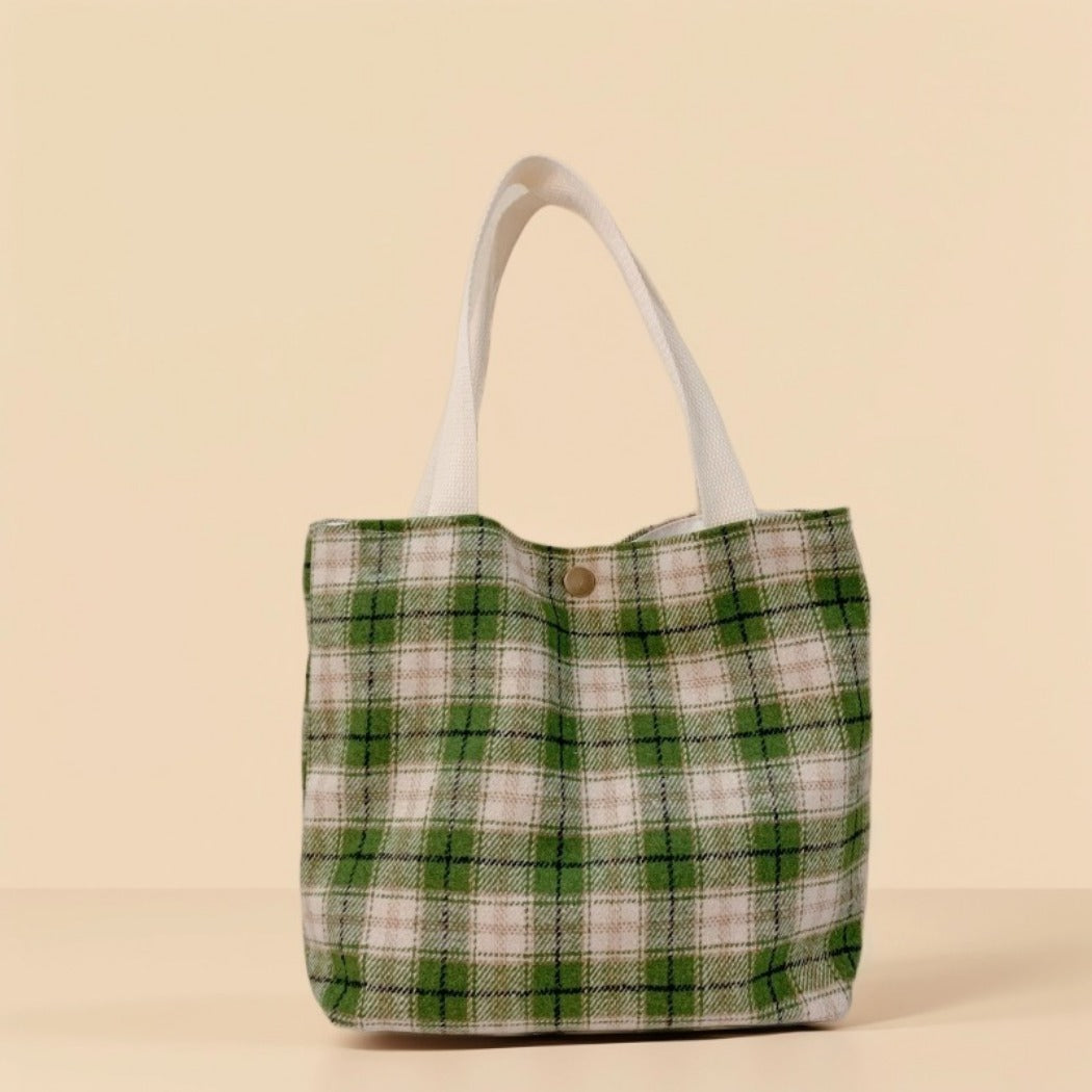 Small Classic Checkered Handbag
