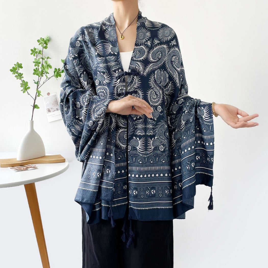 Scarvii - Boho Summer Shawl Scarf With Fringe - 6 Patterns