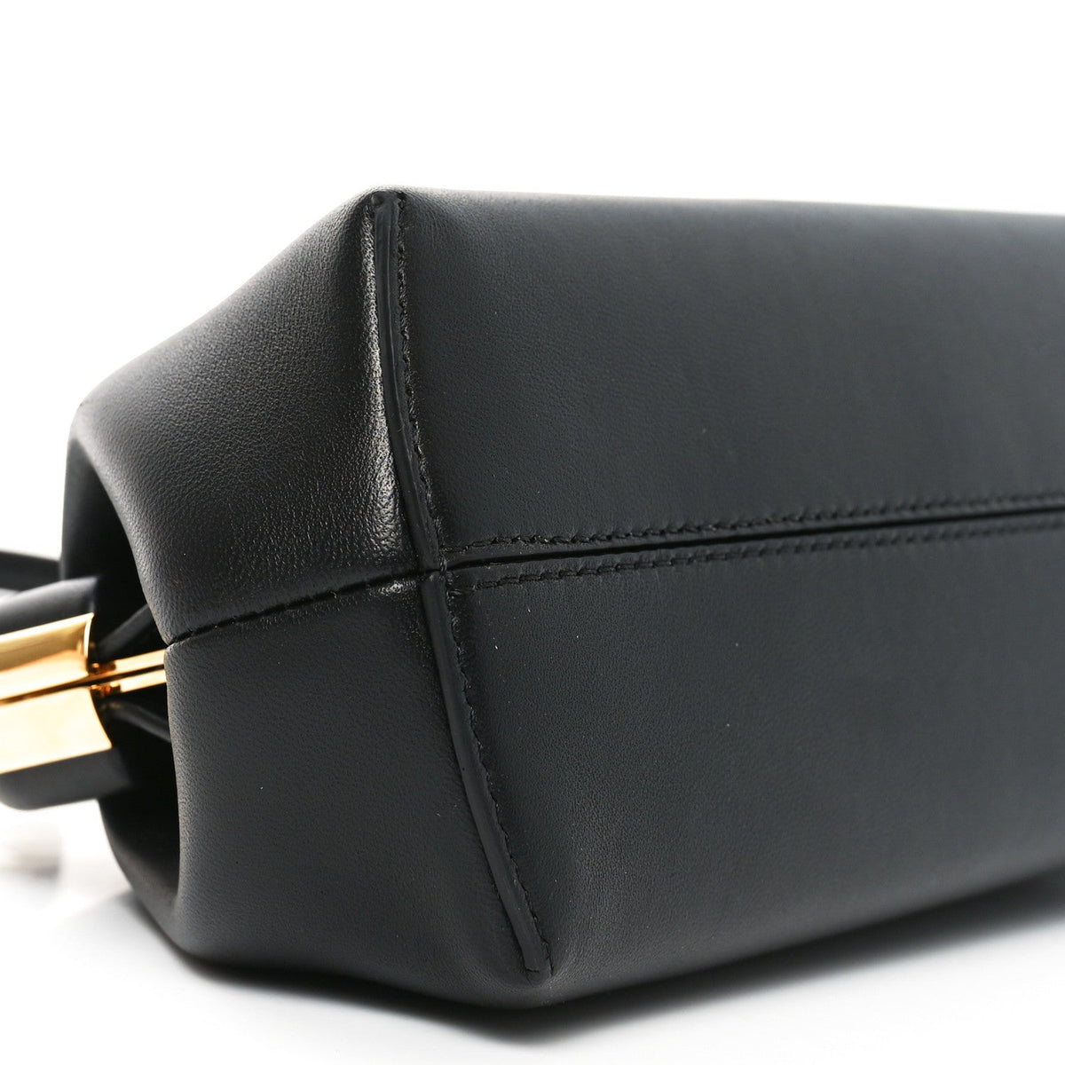 Shiny Nappa Small Fendi First Black