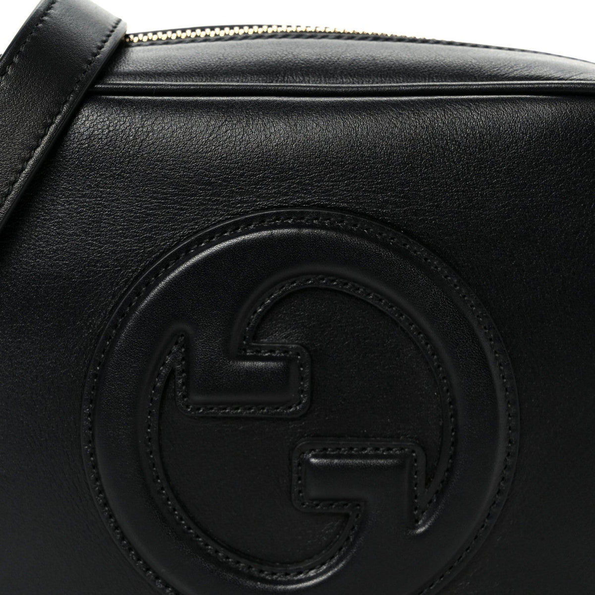 Sweetbread Calfskin Mini Blondie Bag Black