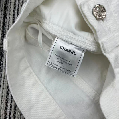 CC Denim Short Pants White Jeans 349028