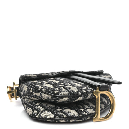 Oblique Mini Saddle Bag Blue