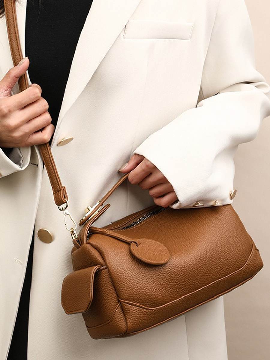 Angelina Soft Leather Pillow-shaped Bag