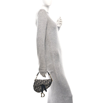 Oblique Mini Saddle Bag Blue