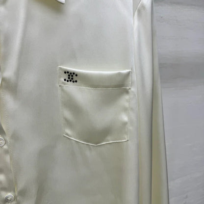 Chanel 2026 Shirt Cream Polyester 356977