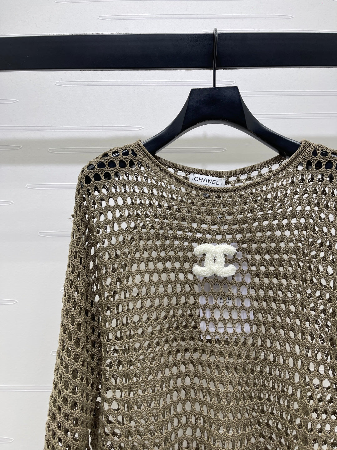CC Ayered Long-Sleeved Top Grey Knit 343582