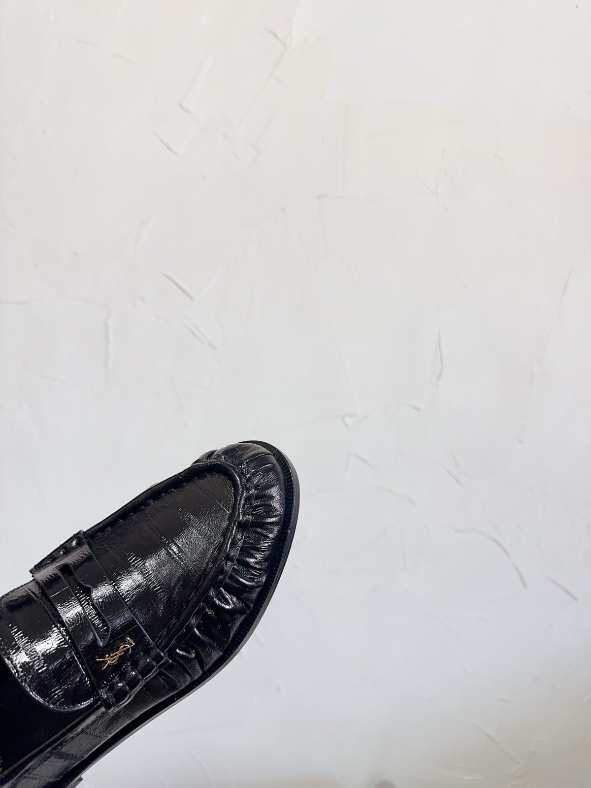 YSL Le Loafer Supple Black Smooth Leather
