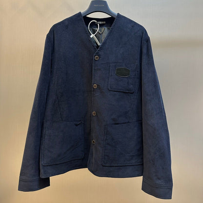 LV Corduroy V-neck Jacket 492789