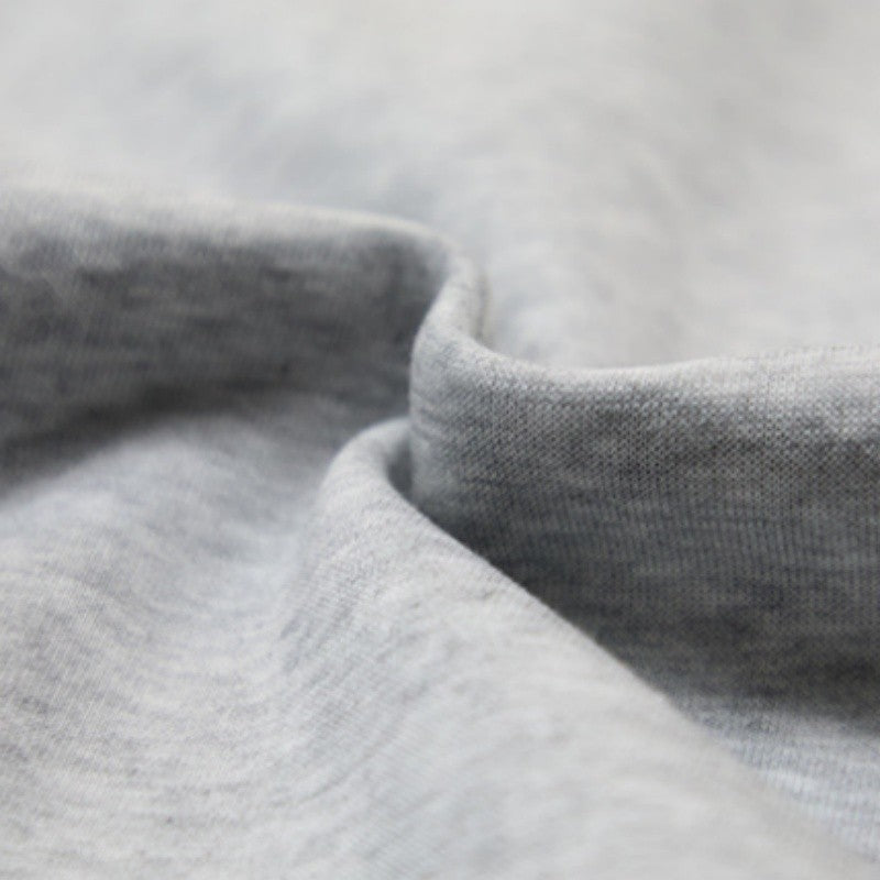 Solid Color Hooded Sweatshirt