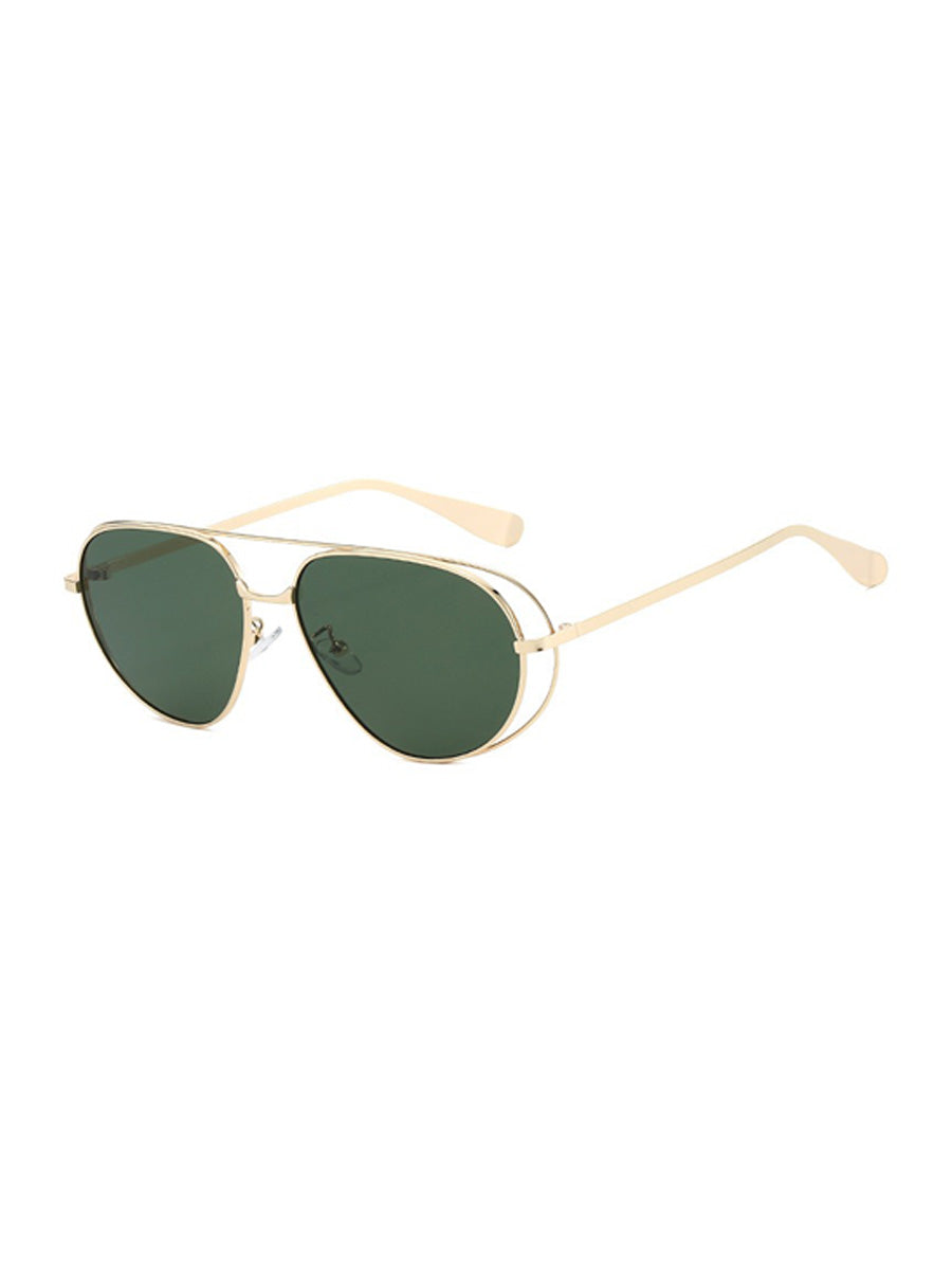 Ada Metal Aviator Sunglasses