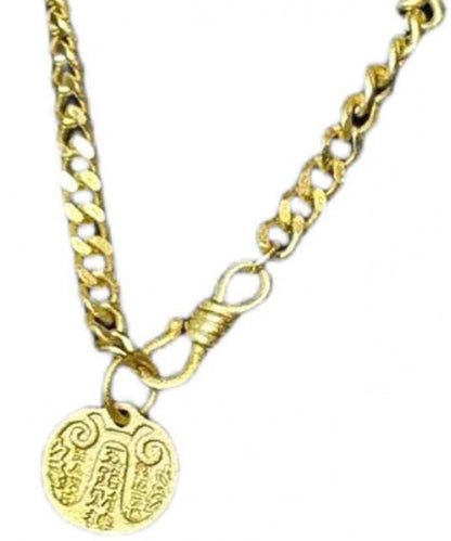 Stylish Gold Sterling Silver Overgild Charm Bracelet