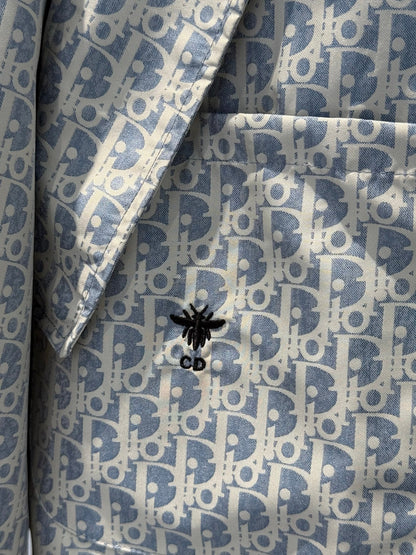 CD 25 hooded jacket baby blue polyester
