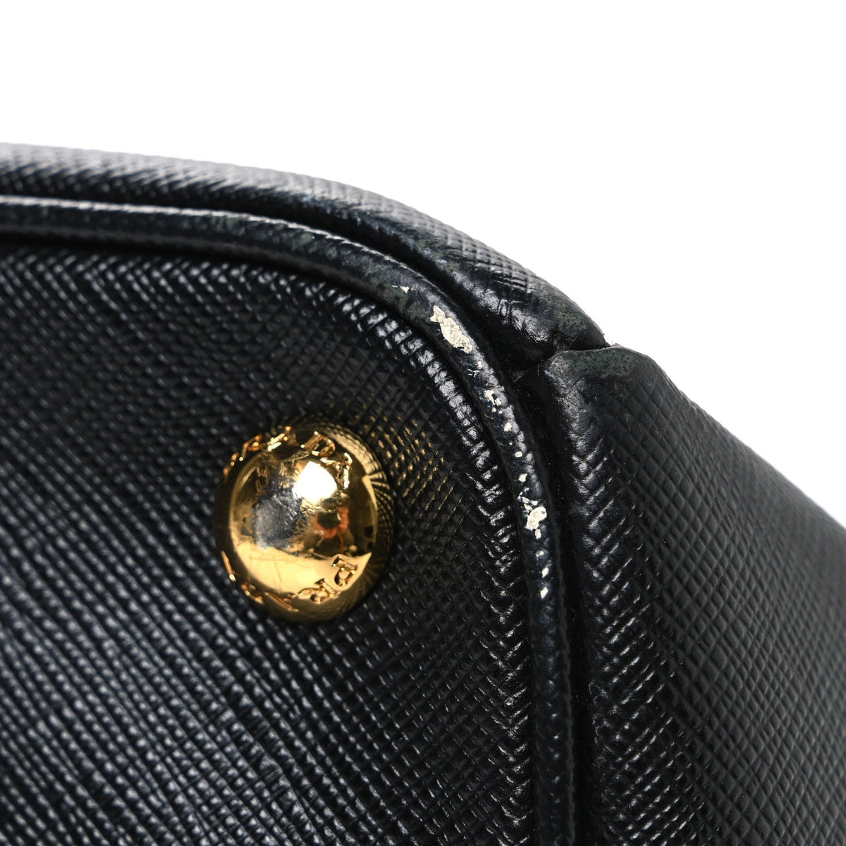 Saffiano Large Galleria Double Zip Tote Black