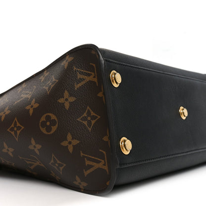 Calfskin Monogram On My Side MM Black