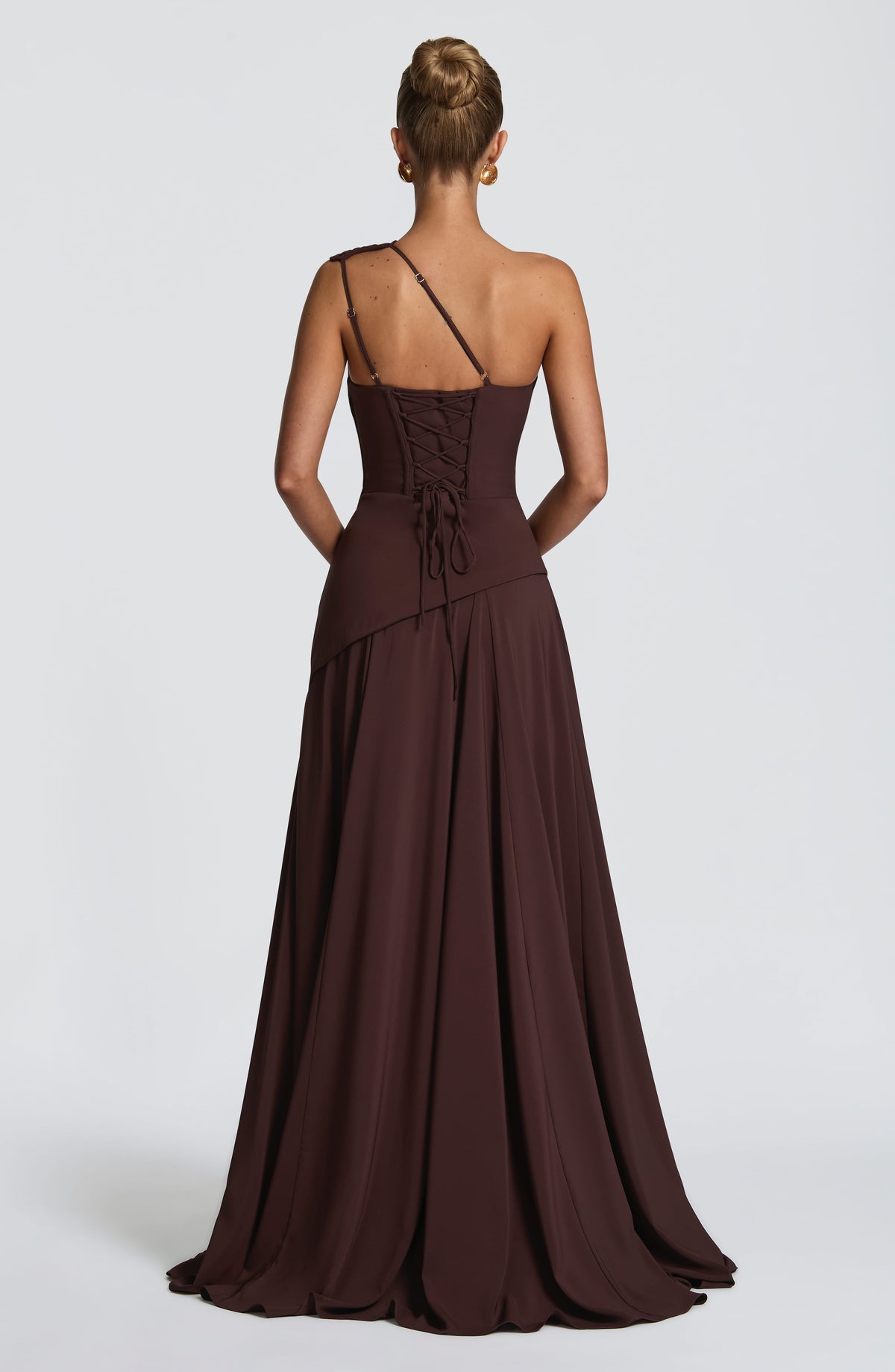 Bianca Maxi Dress - Plum Brown