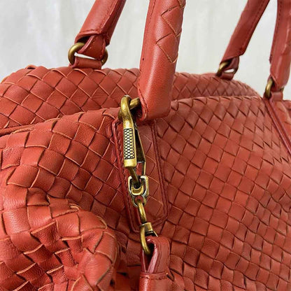 Bottega Veneta Intrecciato Red Large Bag