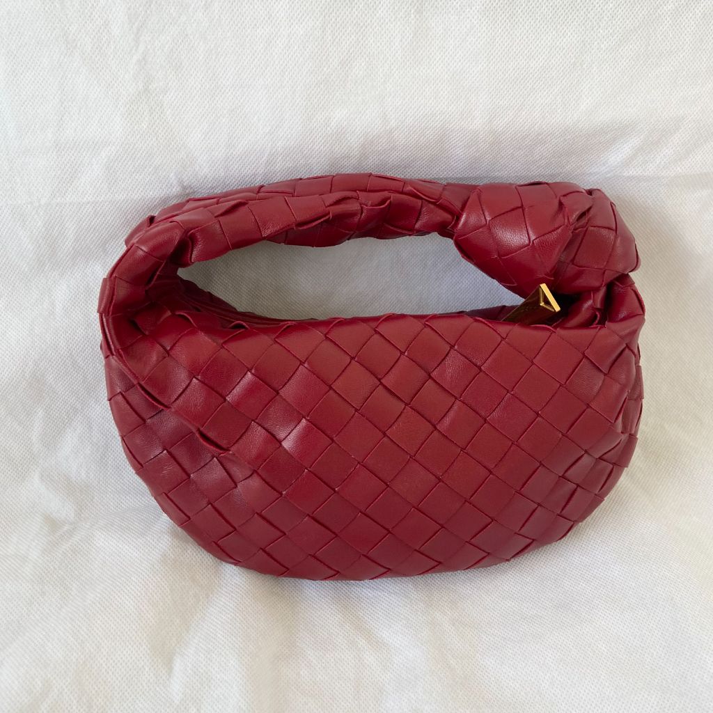 Bottega Veneta Jodie mini knotted intrecciato leather tote