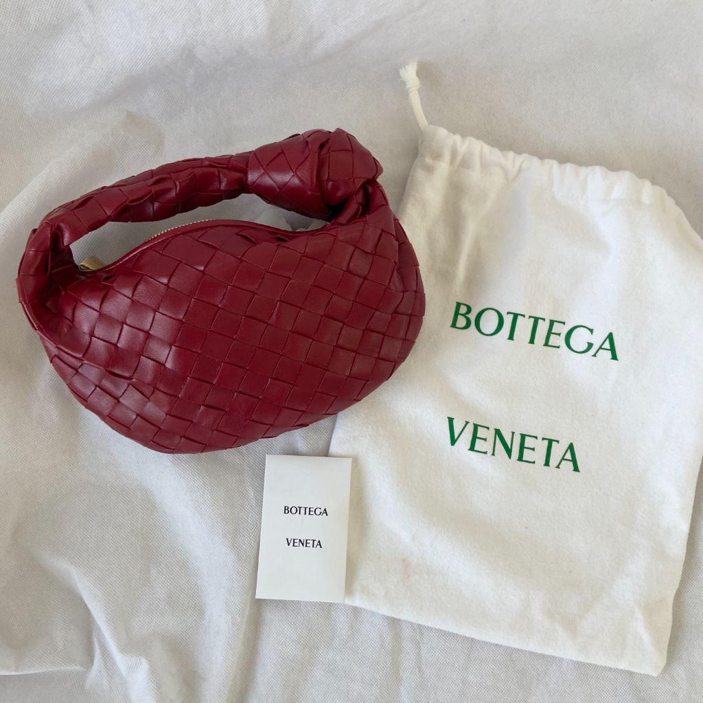 Bottega Veneta Jodie mini knotted intrecciato leather tote