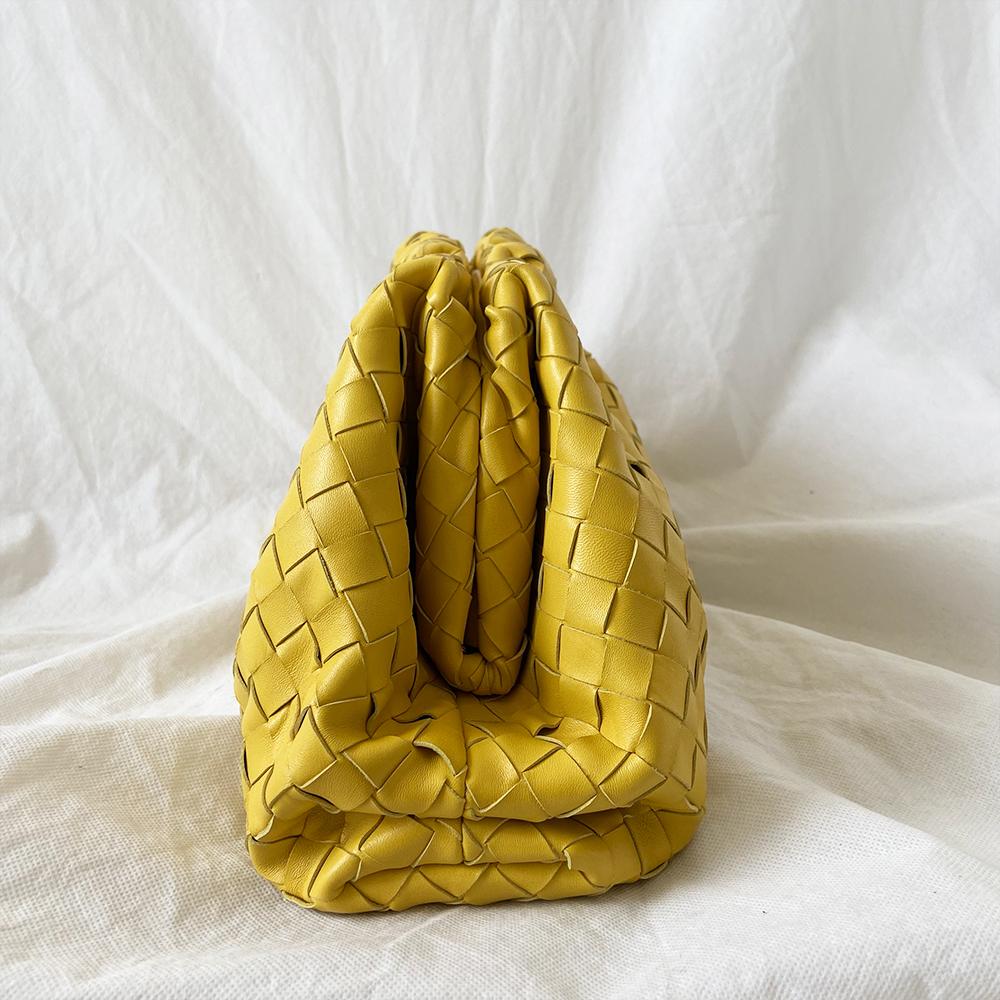 Bottega Veneta The Pouch intrecciato leather clutch bag