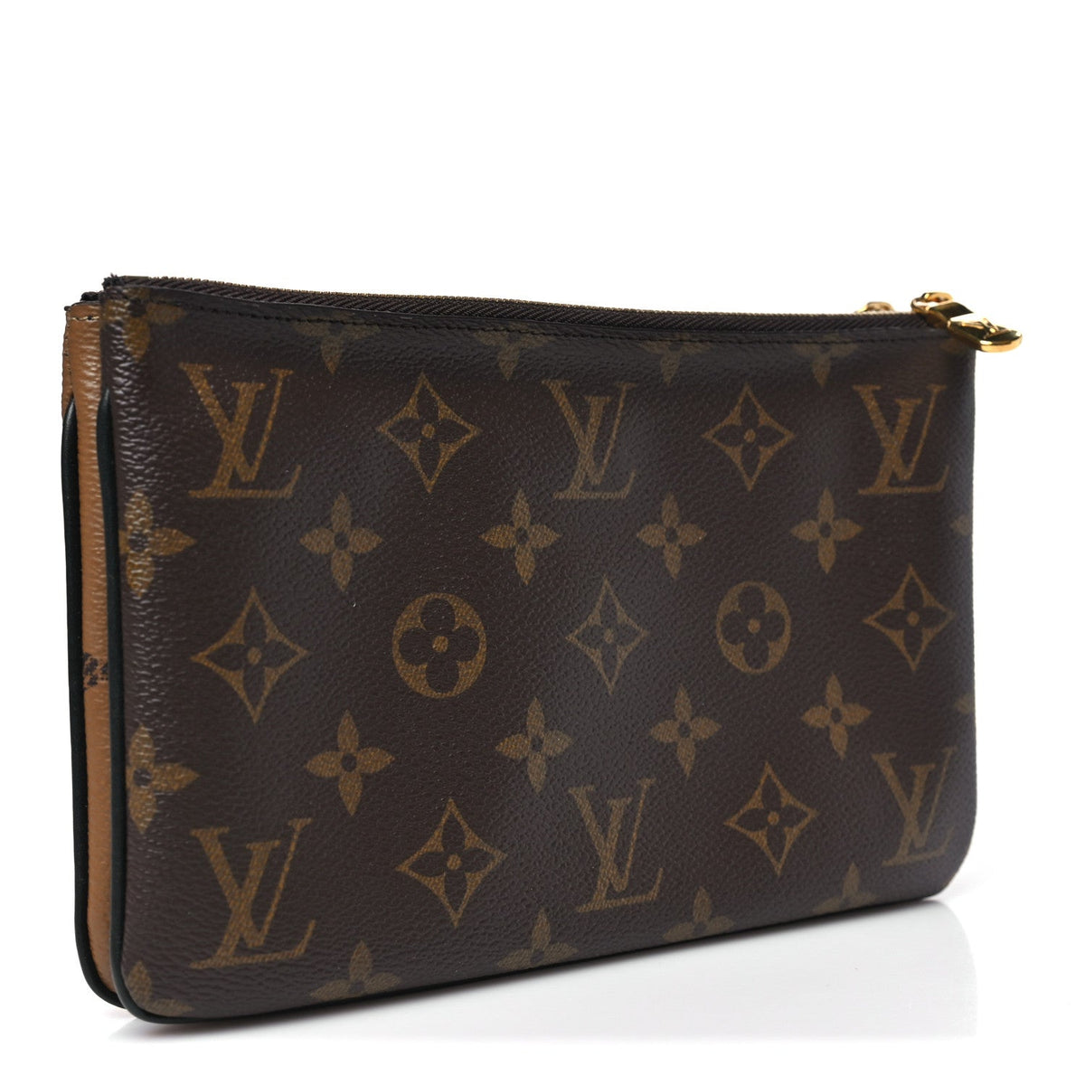 Reverse Monogram Giant Double Zip Pochette