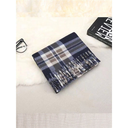 Classic Unisex Plaid Scarf