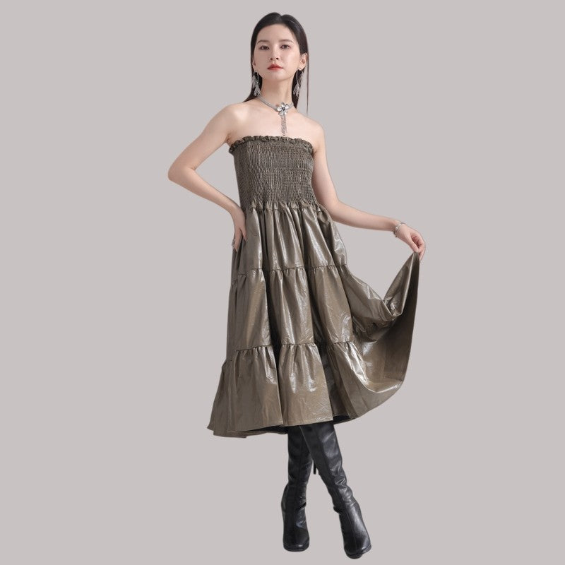 Strapless Panel Dress