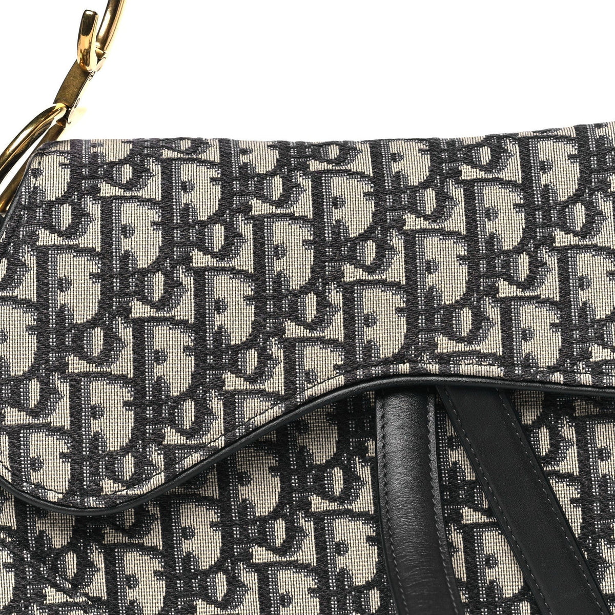 Oblique Saddle Bag Blue